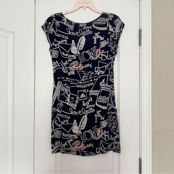 Lilly Pulitzer Love Letters Silk Dress S - Picture 1 of 4